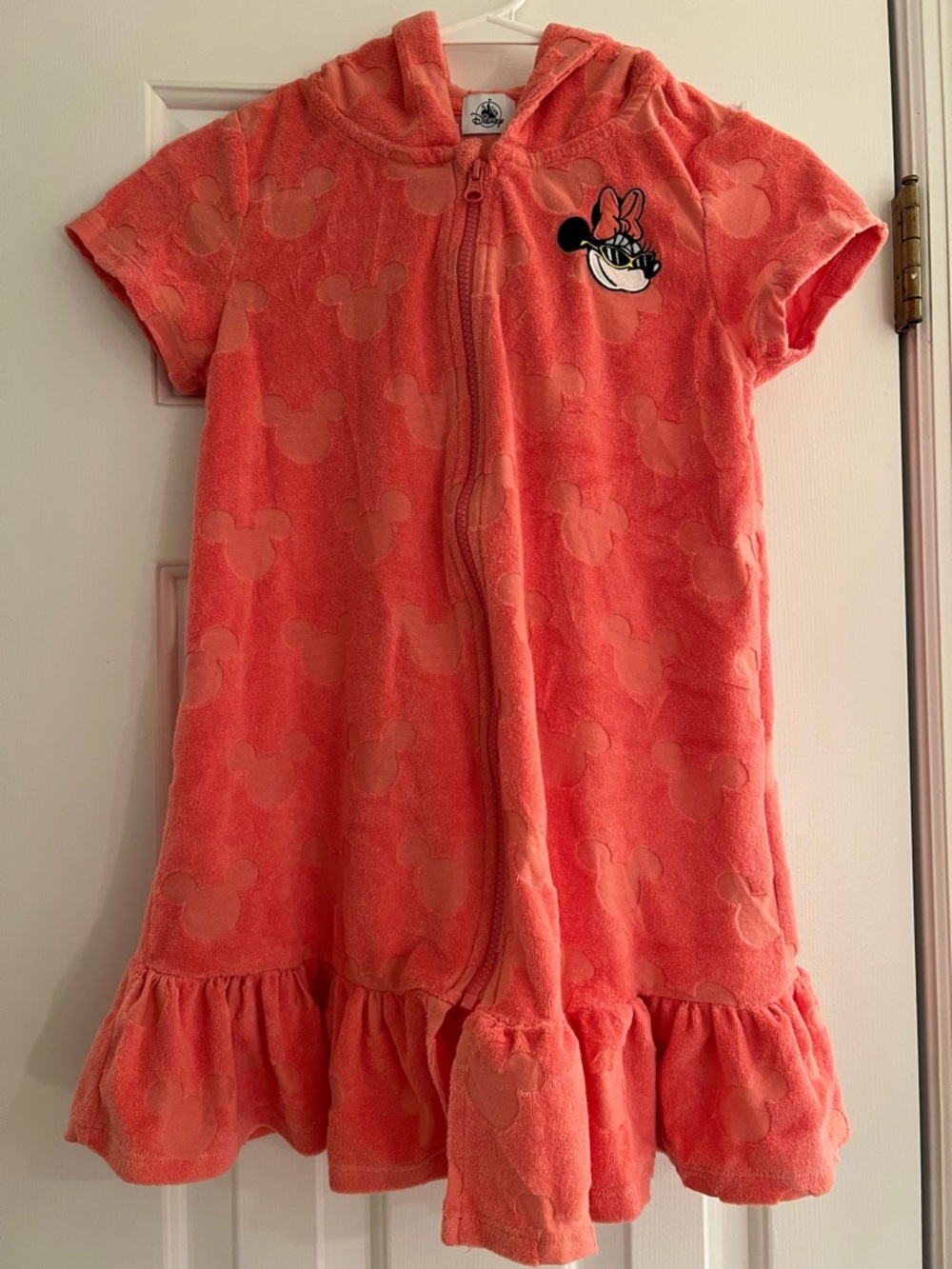 Disney Minnie Hooded Zip Terry Swim Coverup